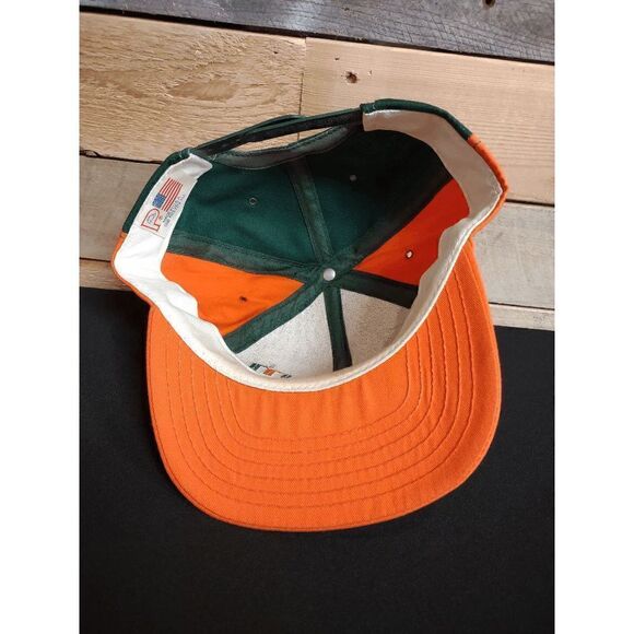 Vintage University of Miami Hurricanes Snapback 90's Hat / Cap - Picture 3 of 4